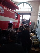 Экскурсия в пожарную часть города Лукоянова